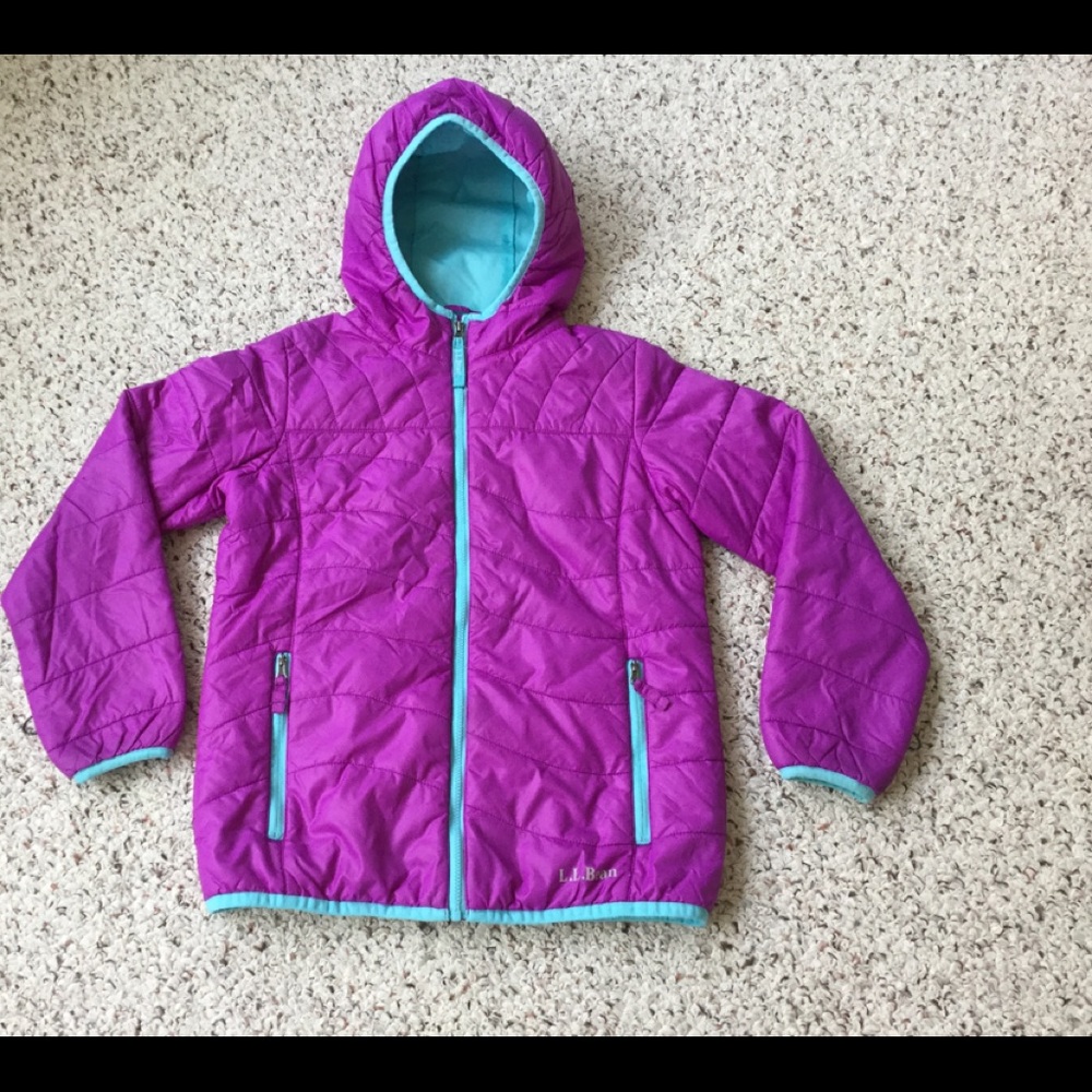 Girl’s LLBean Puff & Stuff jacket size 10-12